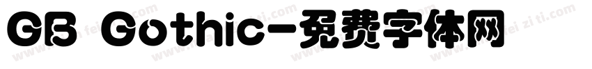 GB Gothic字体转换